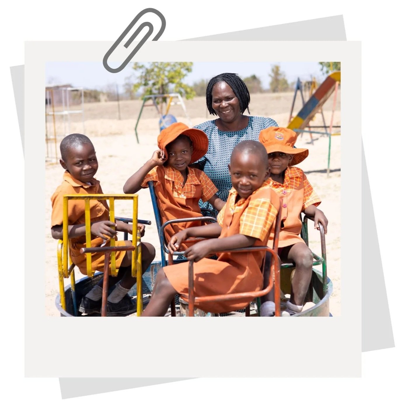 Children playing, safe from danger at Jessie's House