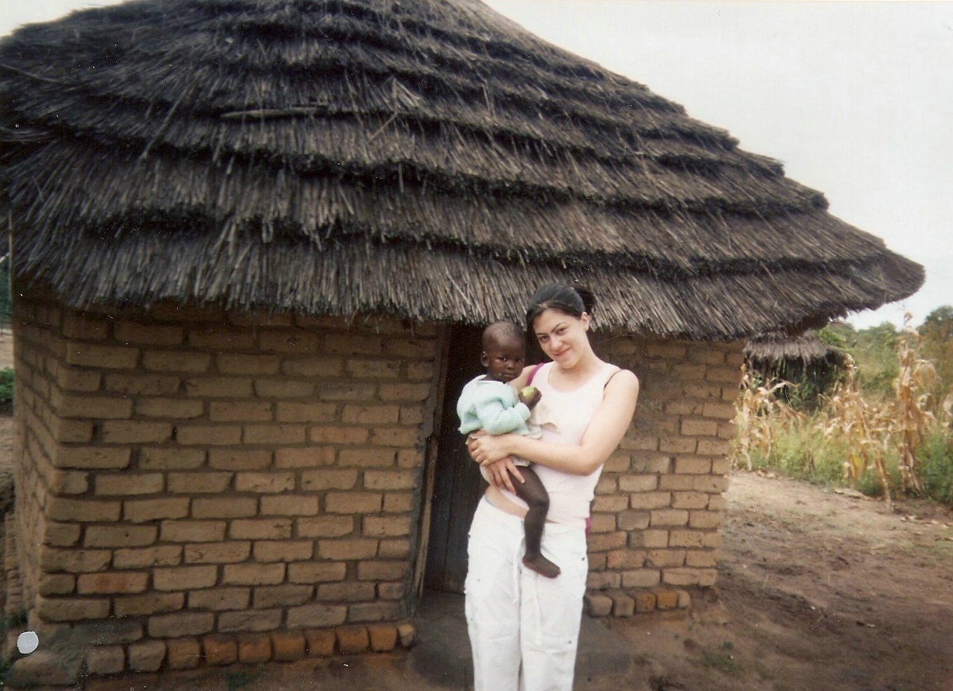 Jessica Smith visiting Zimbabwe while at university