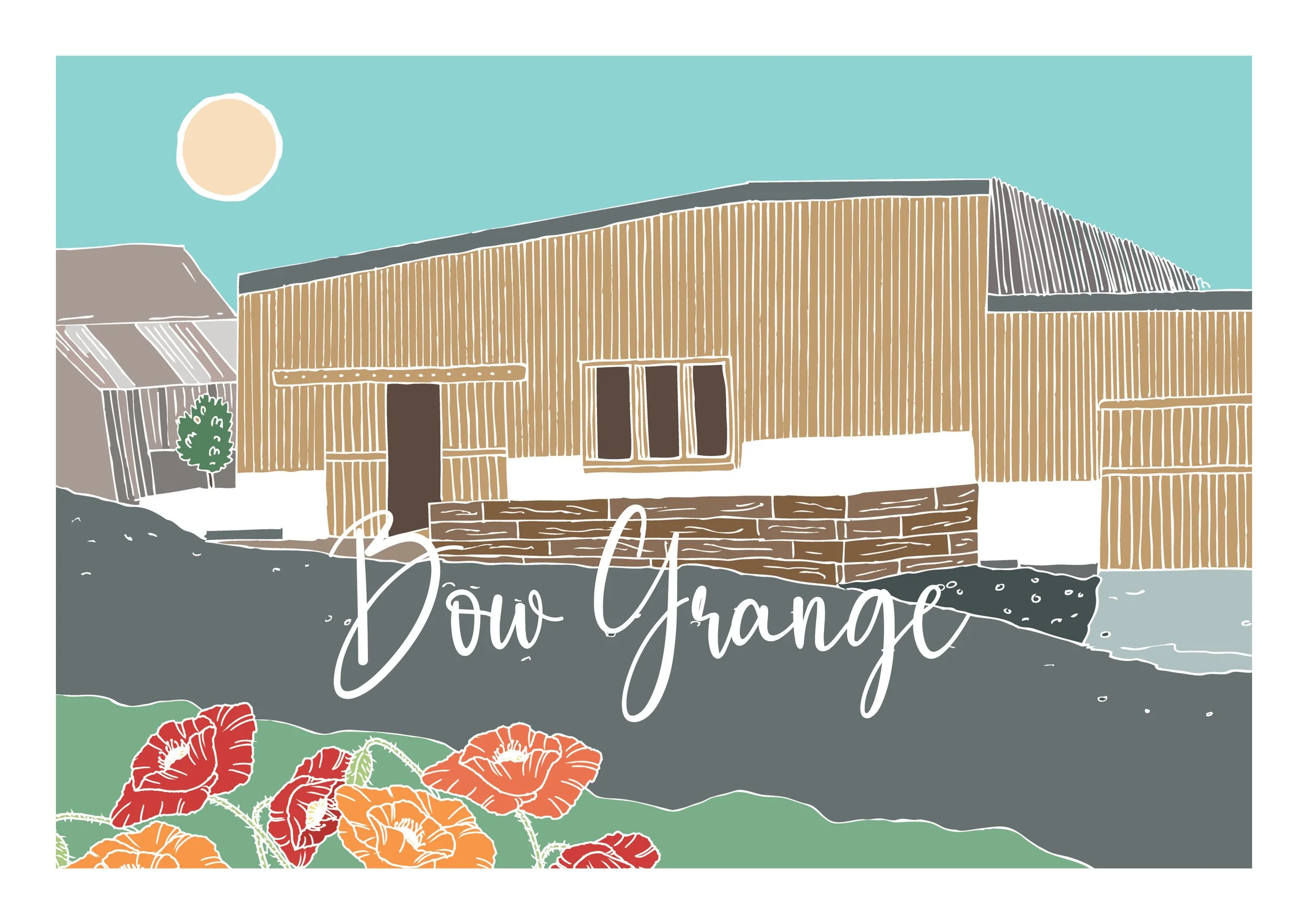 Live illustration in Devon | Bow Grange