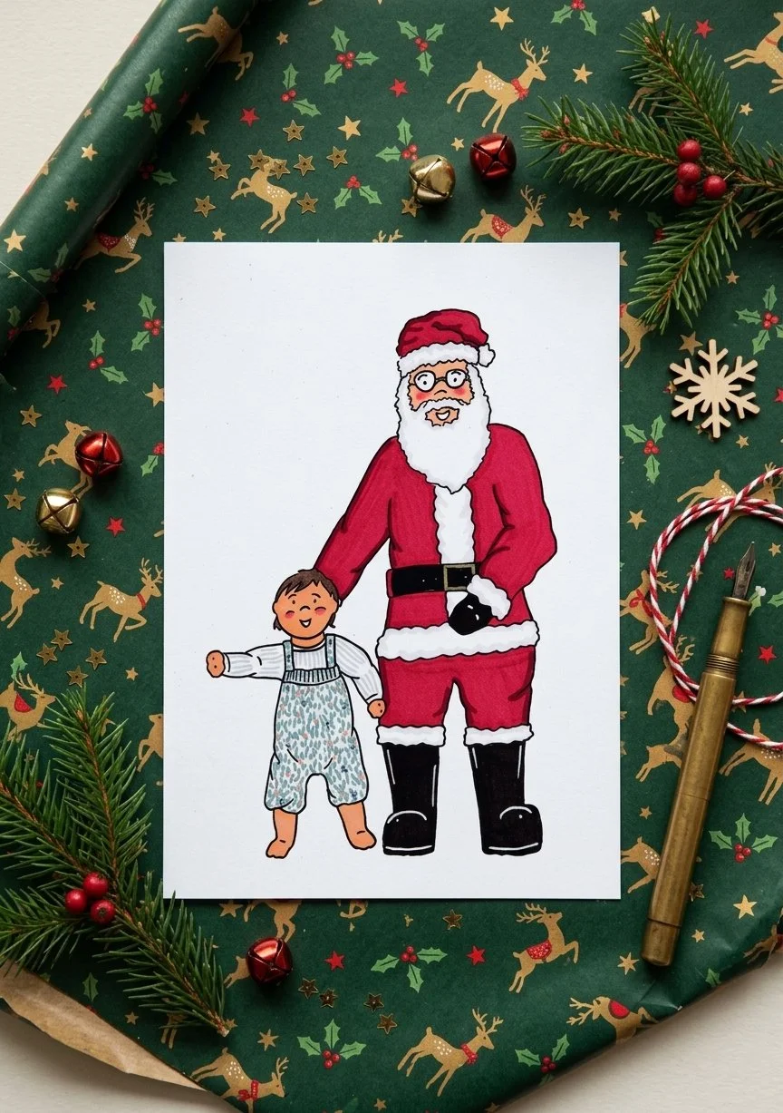 Father Christmas and Child Illustration.jpg