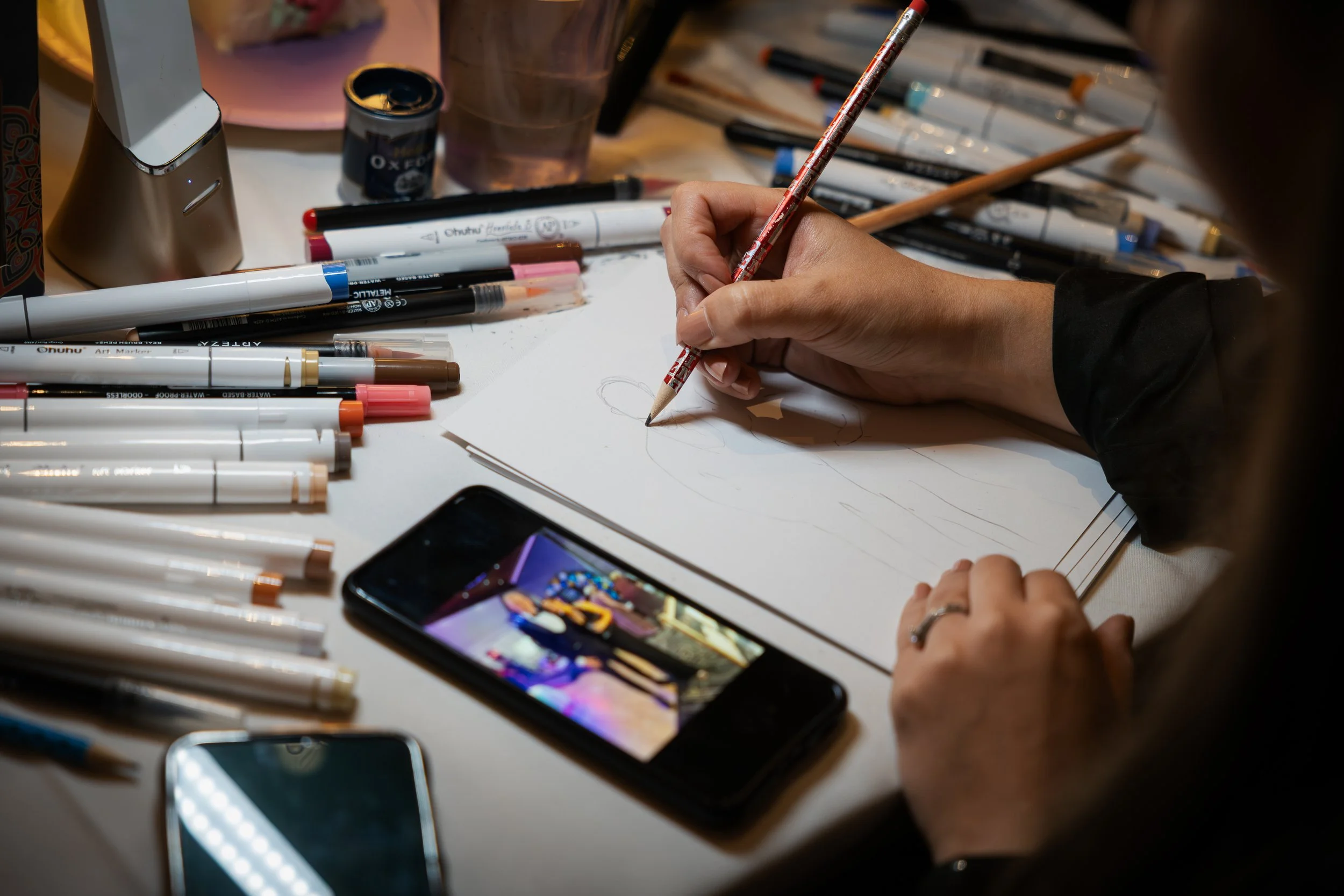 Live wedding illustrator in Devon