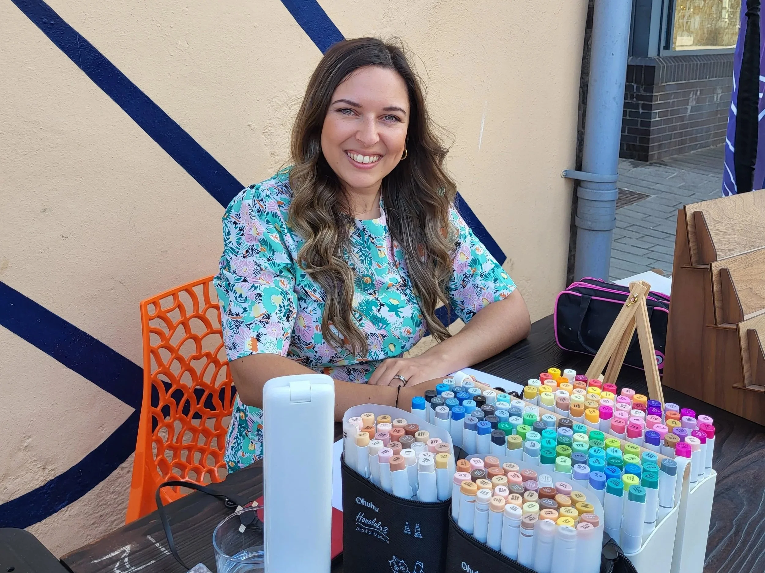 Live Illustrating the Muddy Devon Awards 2026 at Quayside Distillery