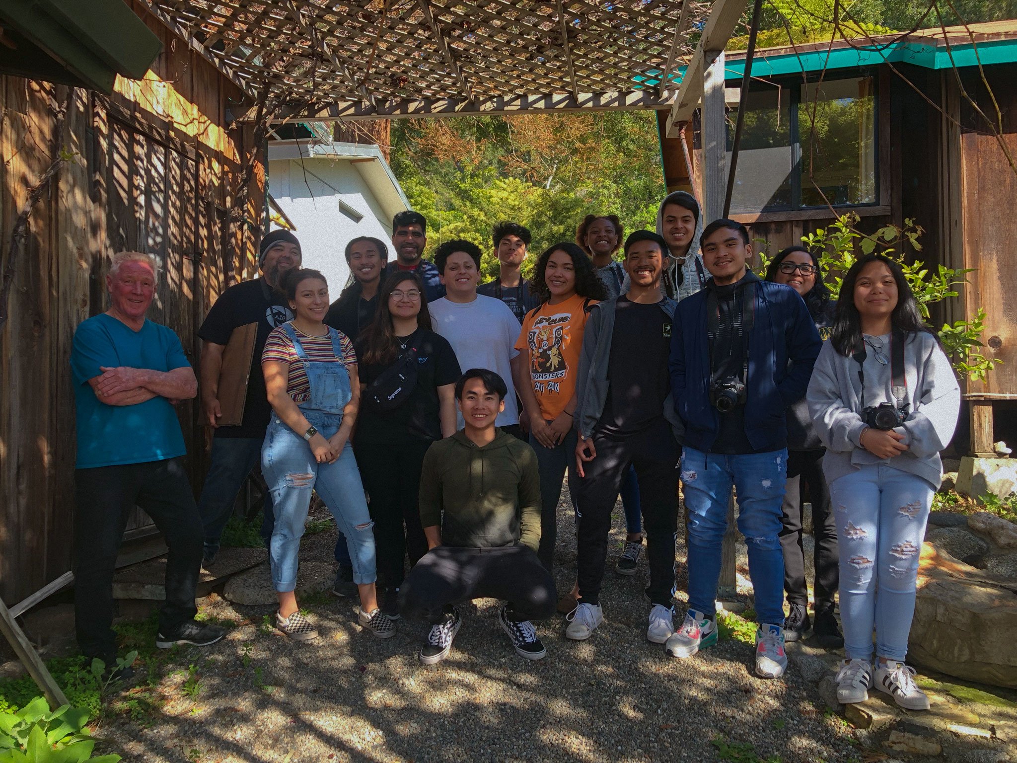 Danny Cardena's AP/Advanced Photography Class Visits Wildcat Hill