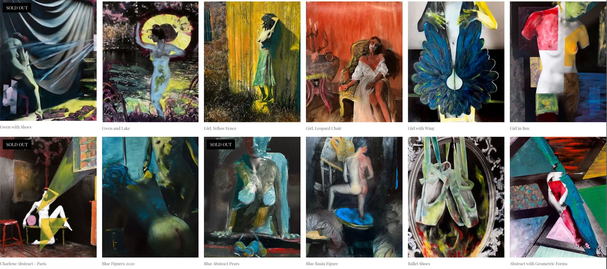 Kim Weston's Painted Photographs at Ilkaa's Gallery