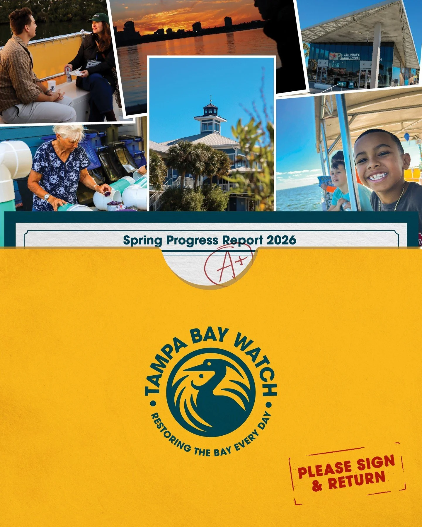 We are closing out our Spring 2026 semester and are making incredible progress 📝

From education pop-up camps to completing one of our longest running restoration projects on Fantasy Island to engaging the community in our efforts, a healthy Tampa B