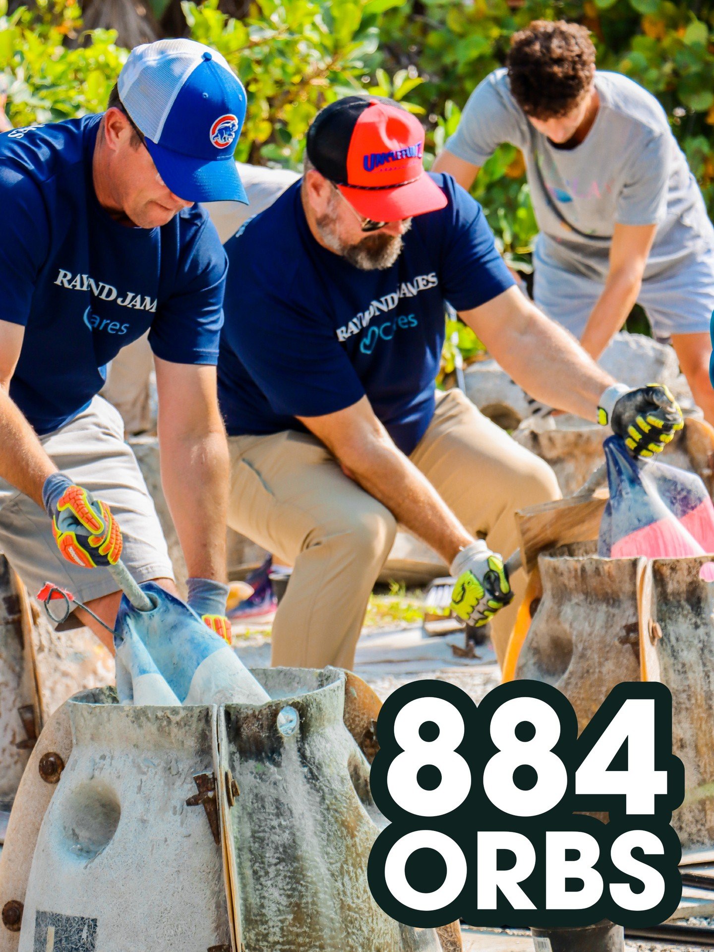 Big things happen when you come together 💙

This Spring, over 880 ORBs were built by 731 volunteers over 26 days&mdash;that's over 88.5 tons of shoreline protection ready to be installed!

This means more shore stabilization in vulnerable areas, pro