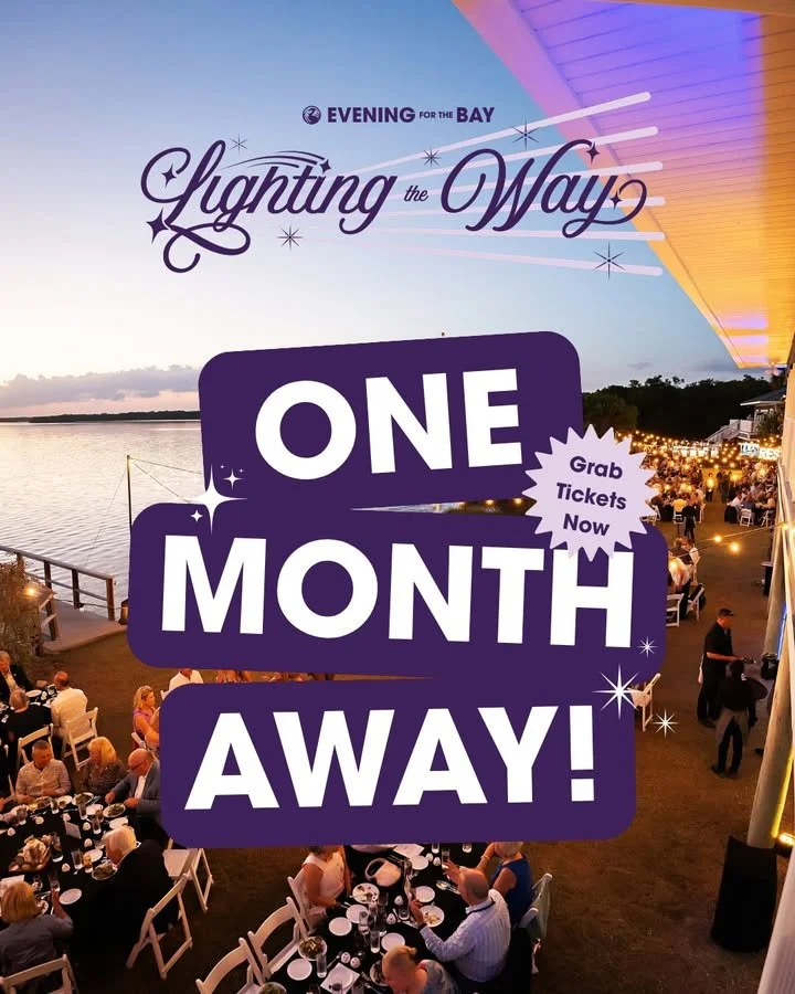 Mark your calendars, Evening for the Bay is just ONE MONTH away! 🥂✨

Join us for an unforgettable evening featuring handcrafted cocktails, a delicious plated dinner, live music, and incredible auction experiences, all in support of a healthier Tampa