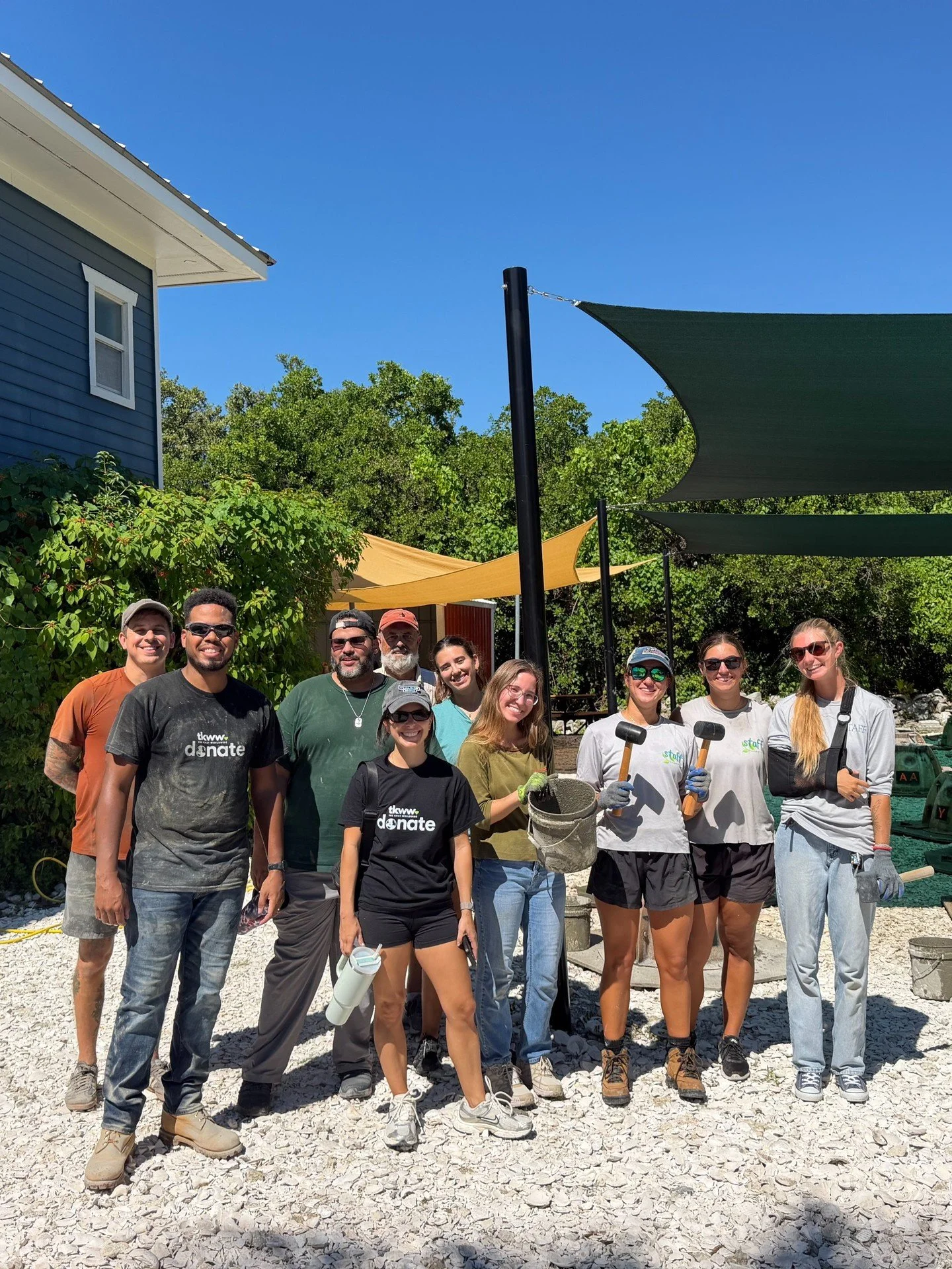 Our amazing volunteers, including The Knot Worldwide, GFWC North Pinellas Woman's Club, and many others, have officially kicked off reef ball construction season!

Every reef ball built helps restore marine habitats right here in Tampa Bay, creating 