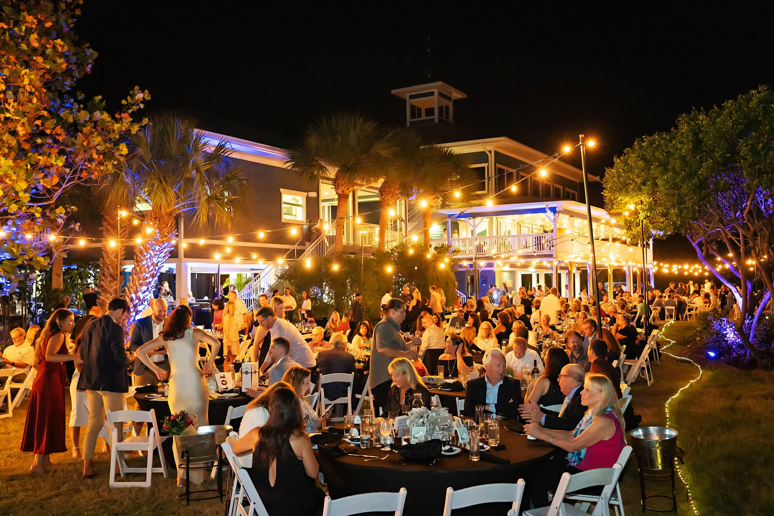 Event space rental on the water overlooking the sunset in Tampa and St Pete florida