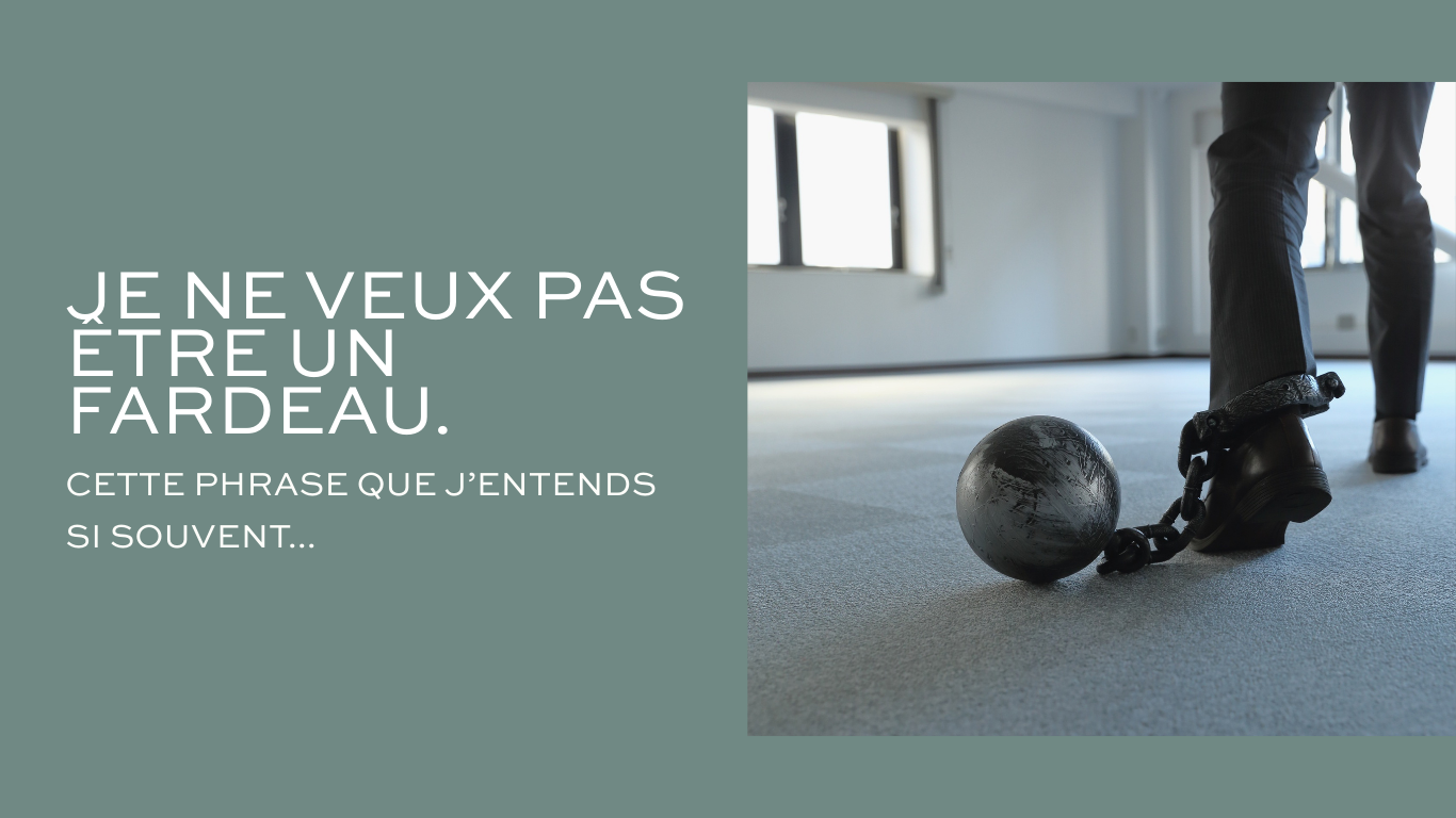 « Je ne veux pas être un fardeau. »: se préparer à la fin de vie pour alléger ses proches.