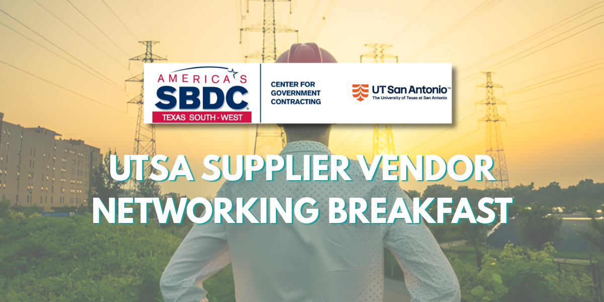 UTSA Supplier Vendor Networking Breakfast