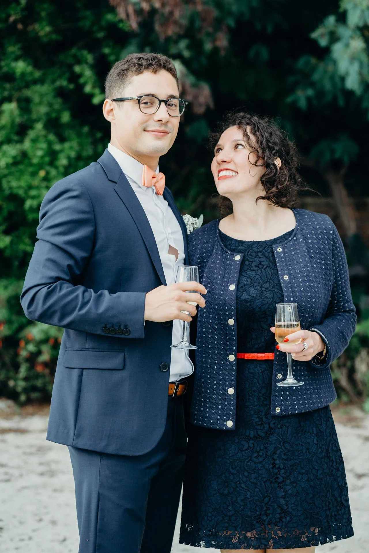 Photographe de mariage en Normandie, invités lors du cocktail au Château Les Hauts