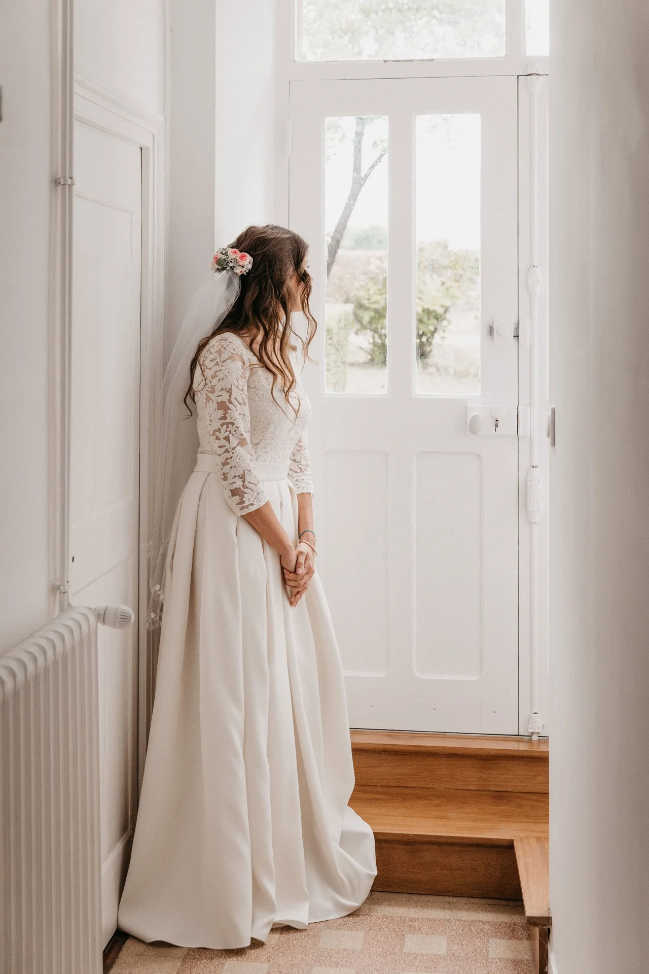 reportage préparatifs de mariage, portrait de la mariée