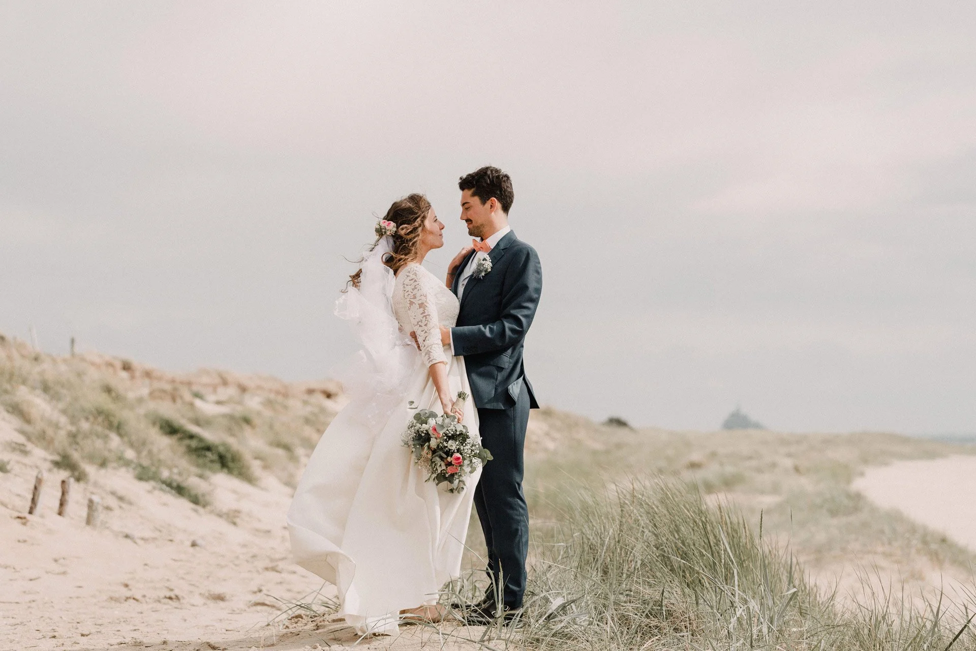 reportage de mariage dans la baie du mont-saint-michel