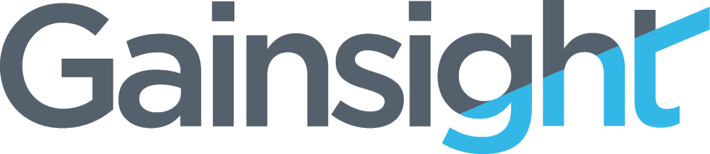 The Gainsight logo with the word 'Gainsight' in dark gray and a blue accent on the letter 't'.