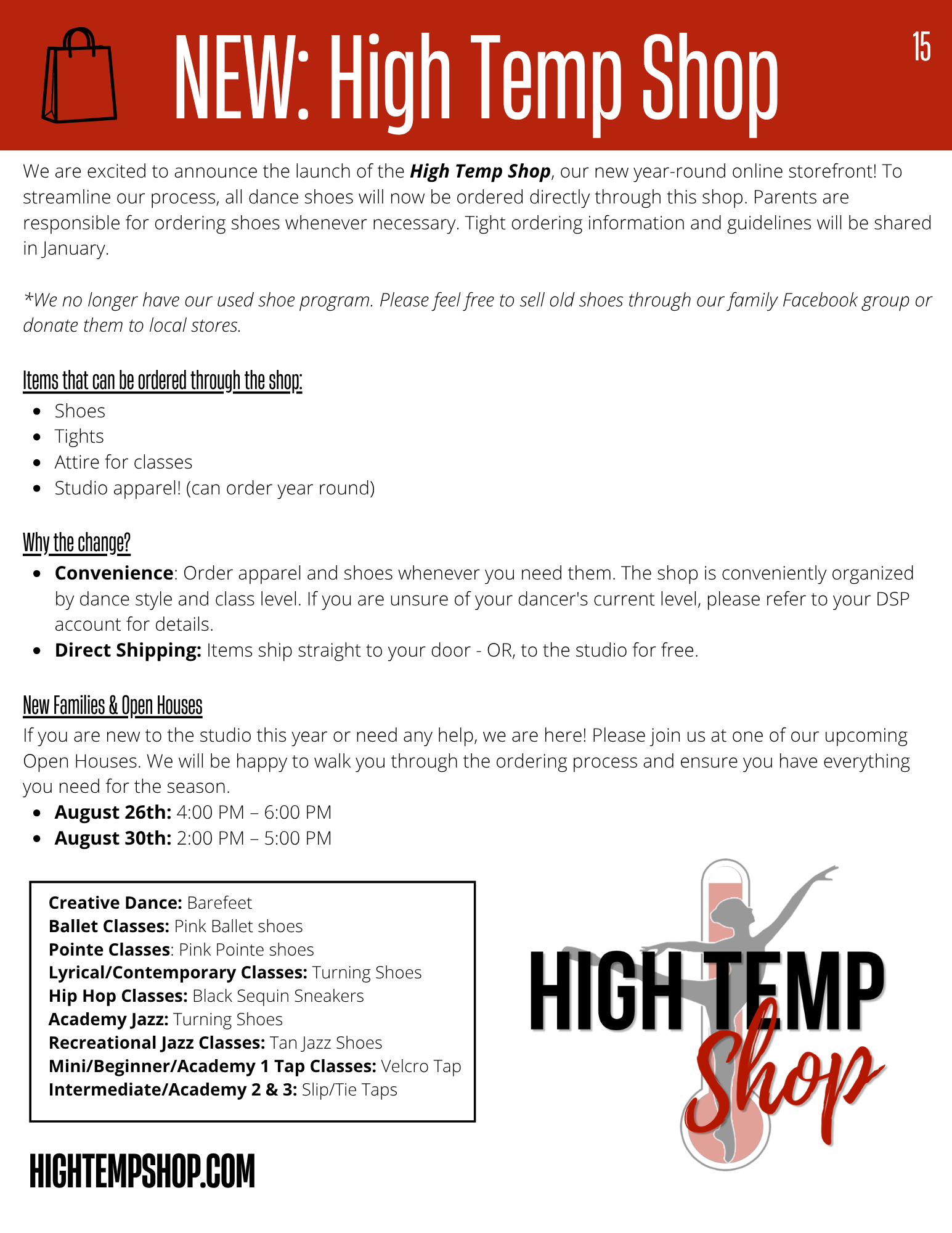 High Temp Shop