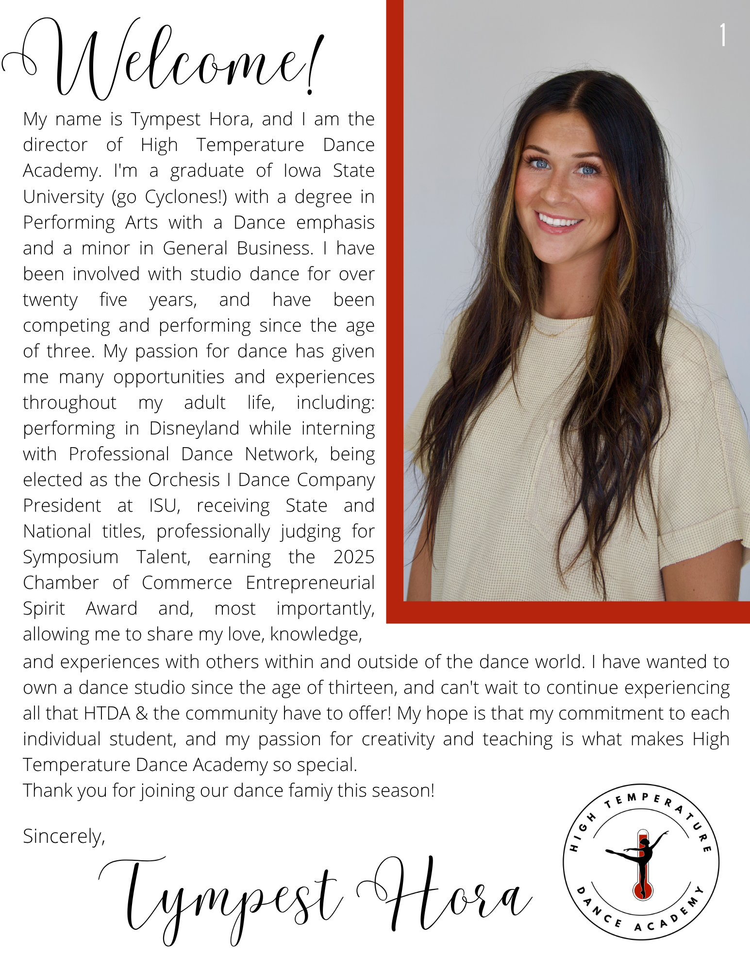 Welcome Note