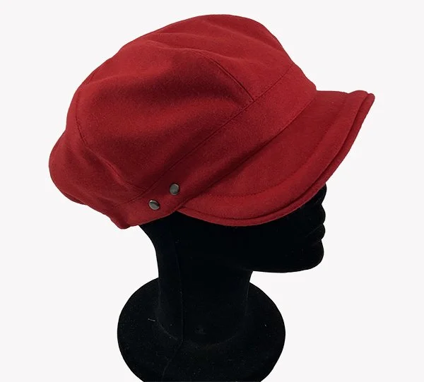 Classy Cap in Wool Beret styled