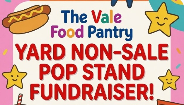 The Vale Pantry Yard Non-Sale Fundraiser!