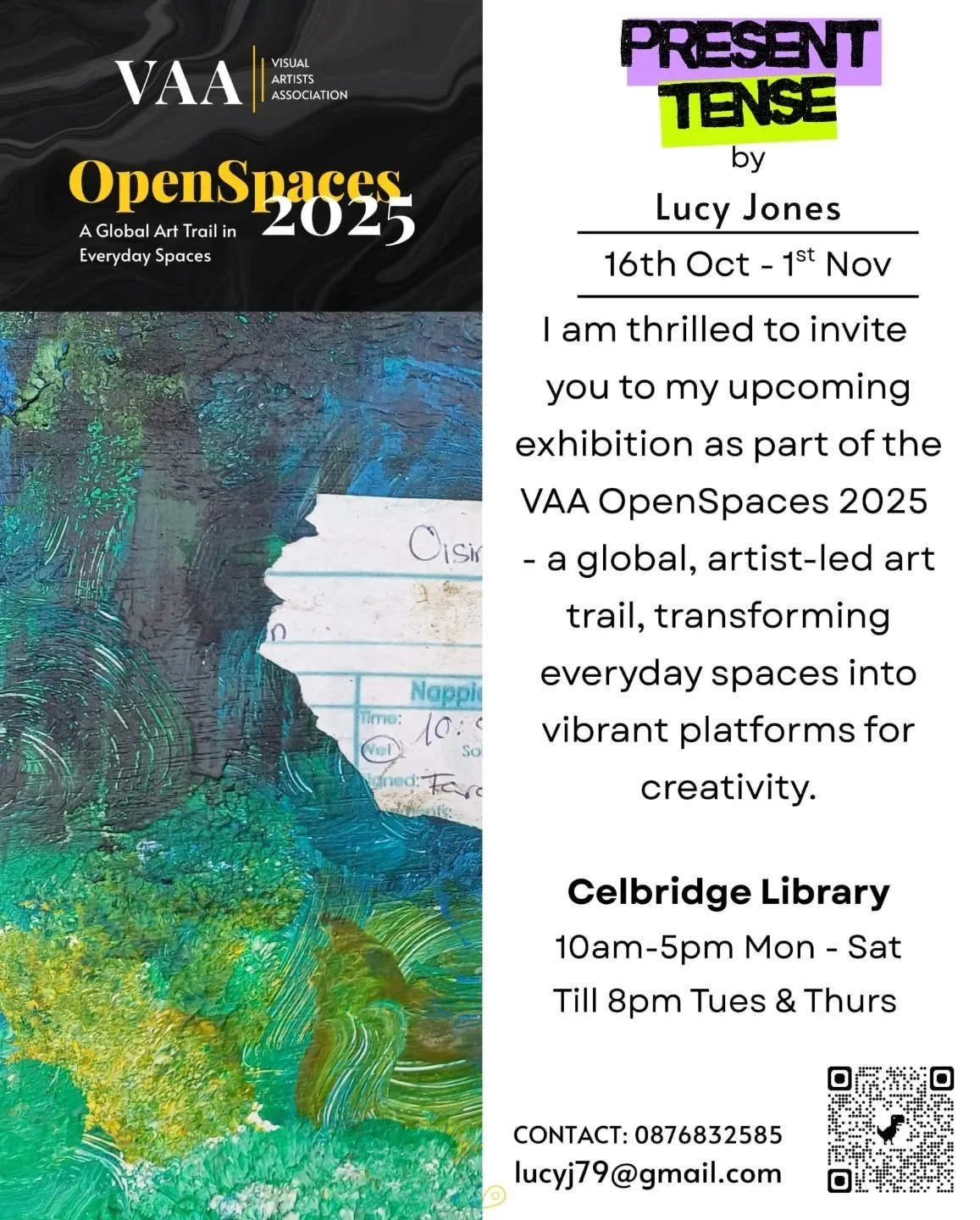 Spreading the joy of art in our global environment.  This is my happy place.
Huge kudos to the @vaa for kicking this off and big shoutout to my fellow openspacers across the globe.
Drop in and see this intriguing exhibition and leave me a note!! #nof