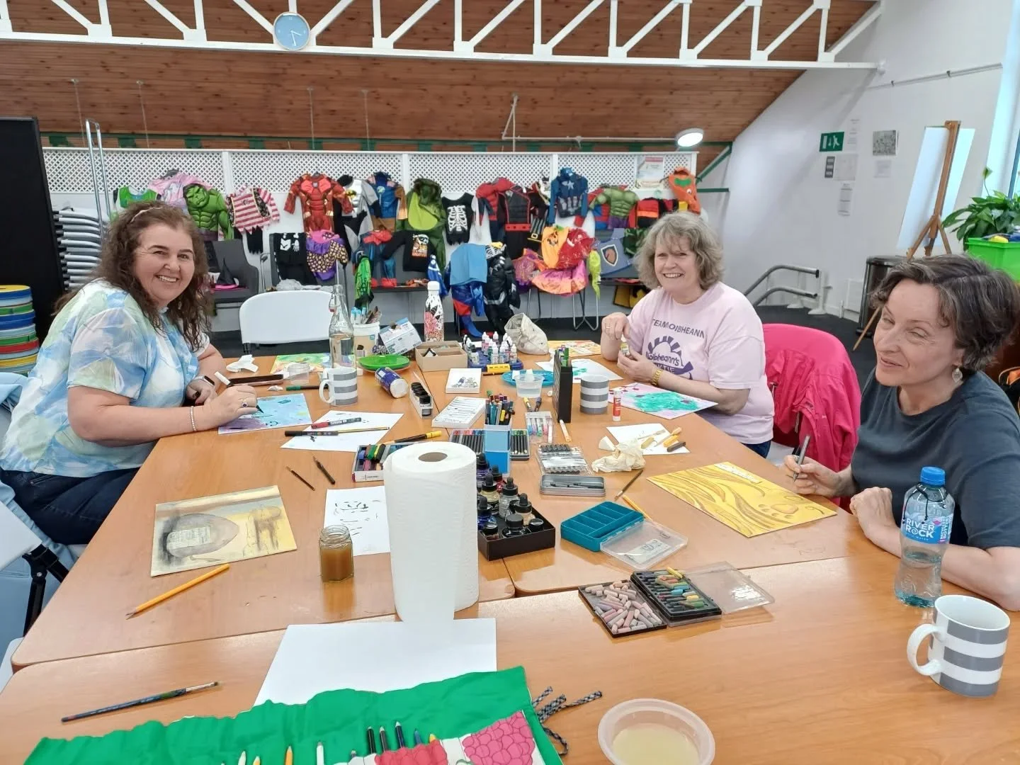 Yesterday's mixed media workshop was suchva fantastic experience. 
My artists used found notes as a basis for their piece and there was such a lovely variety in their responses. 
I am so proud of their achievements and I hope they are proud of themse