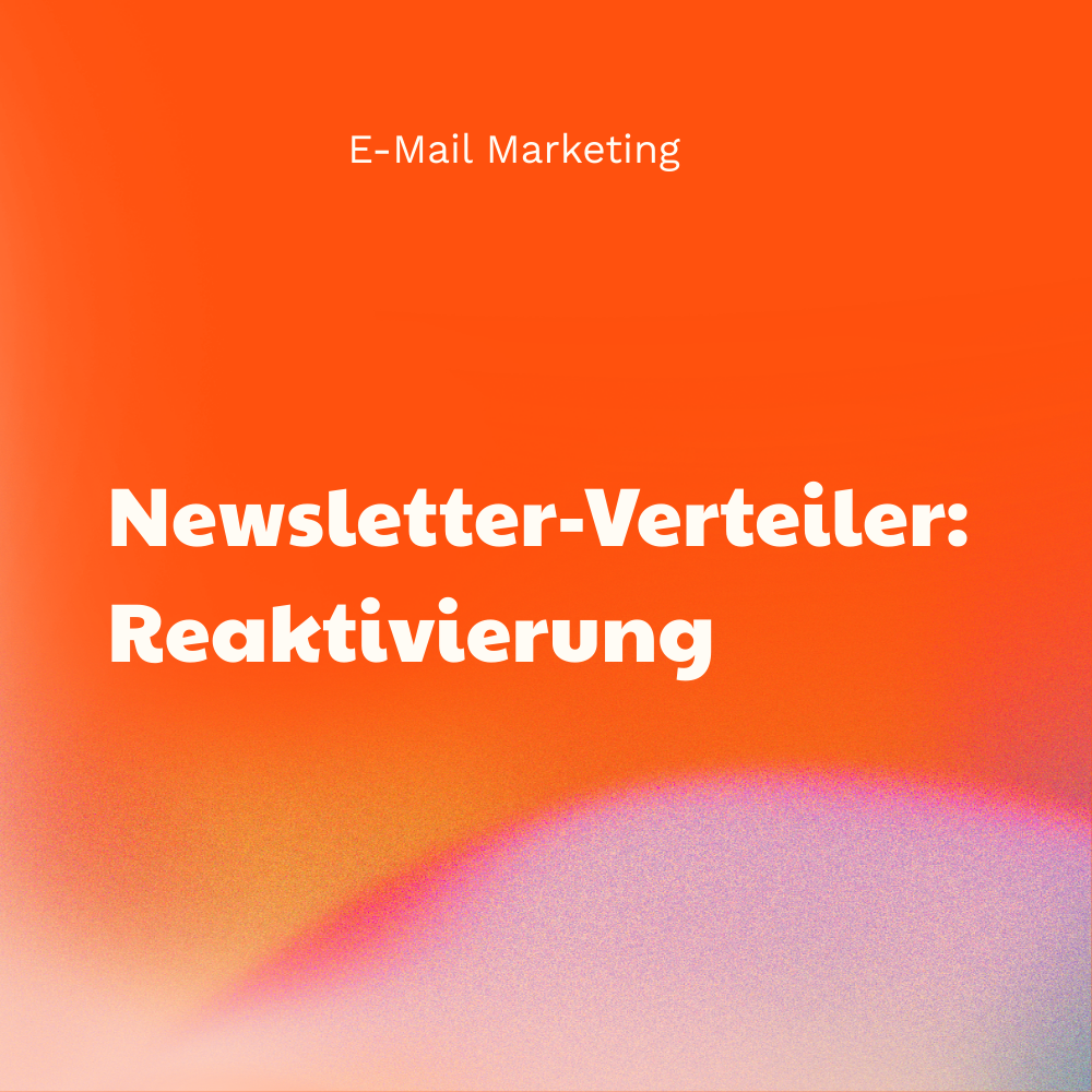 Newsletter-Verteiler bereinigen: Wie du inaktive Kontakte erkennst und strategisch reaktivierst