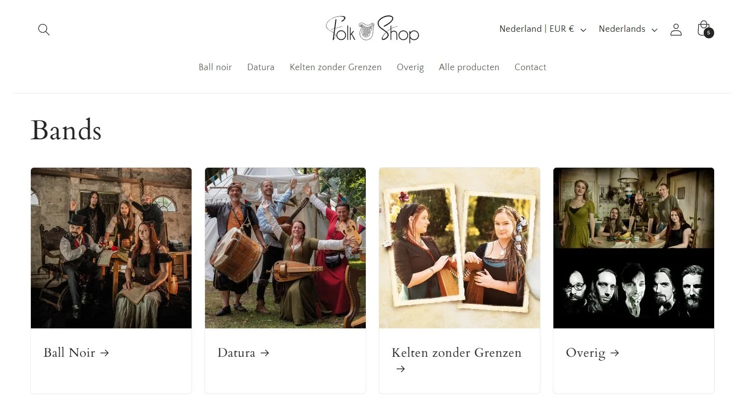 New webshop: Folkshop.nl