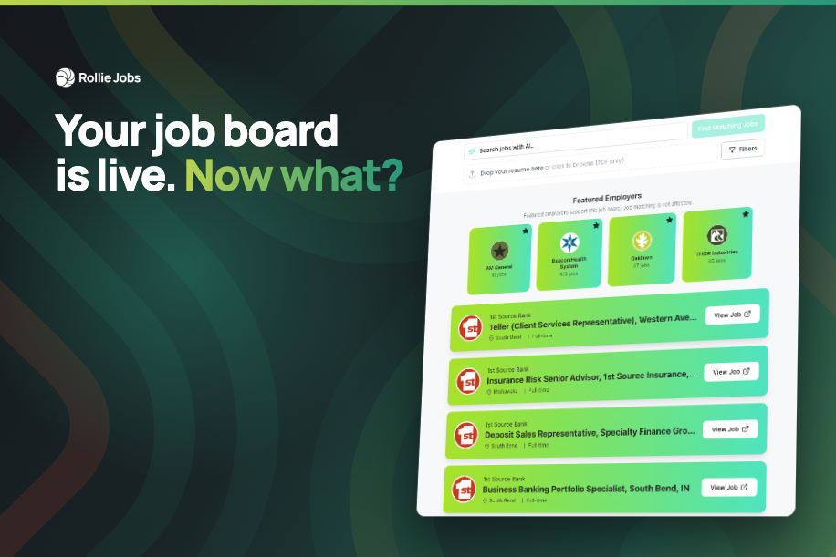 Your Job Board Is Live. Now What?