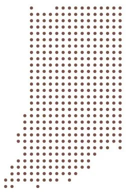 Indiana Dot Map