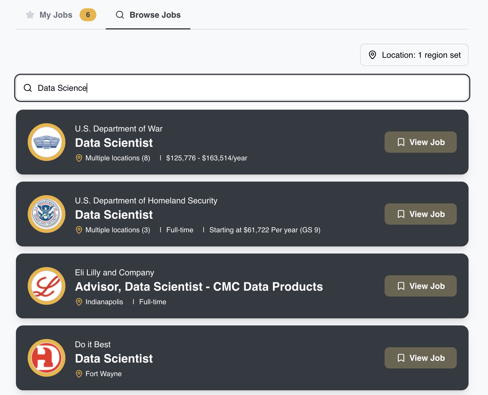 Job Seeker Job Board