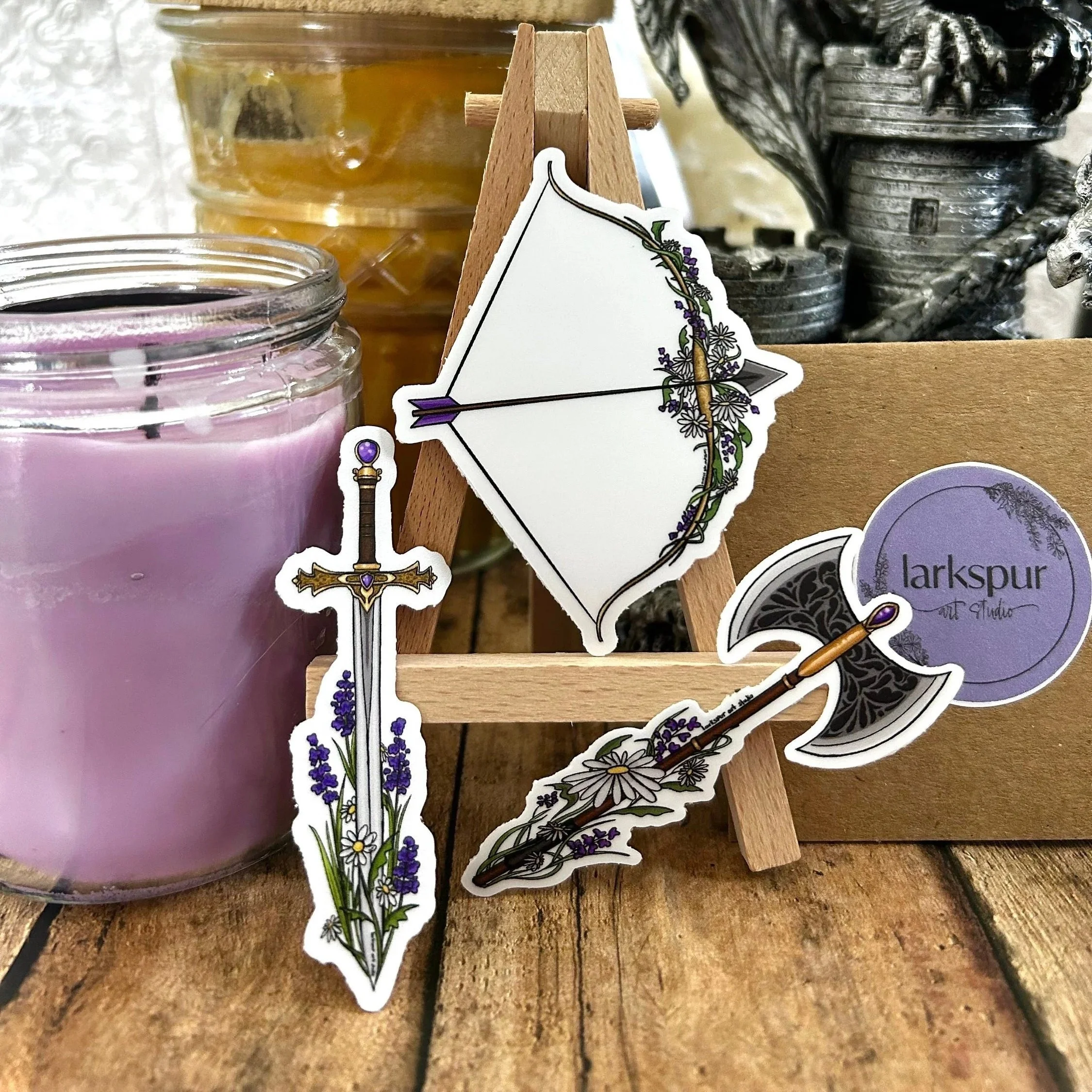 Floral Weapons Sticker Bundle