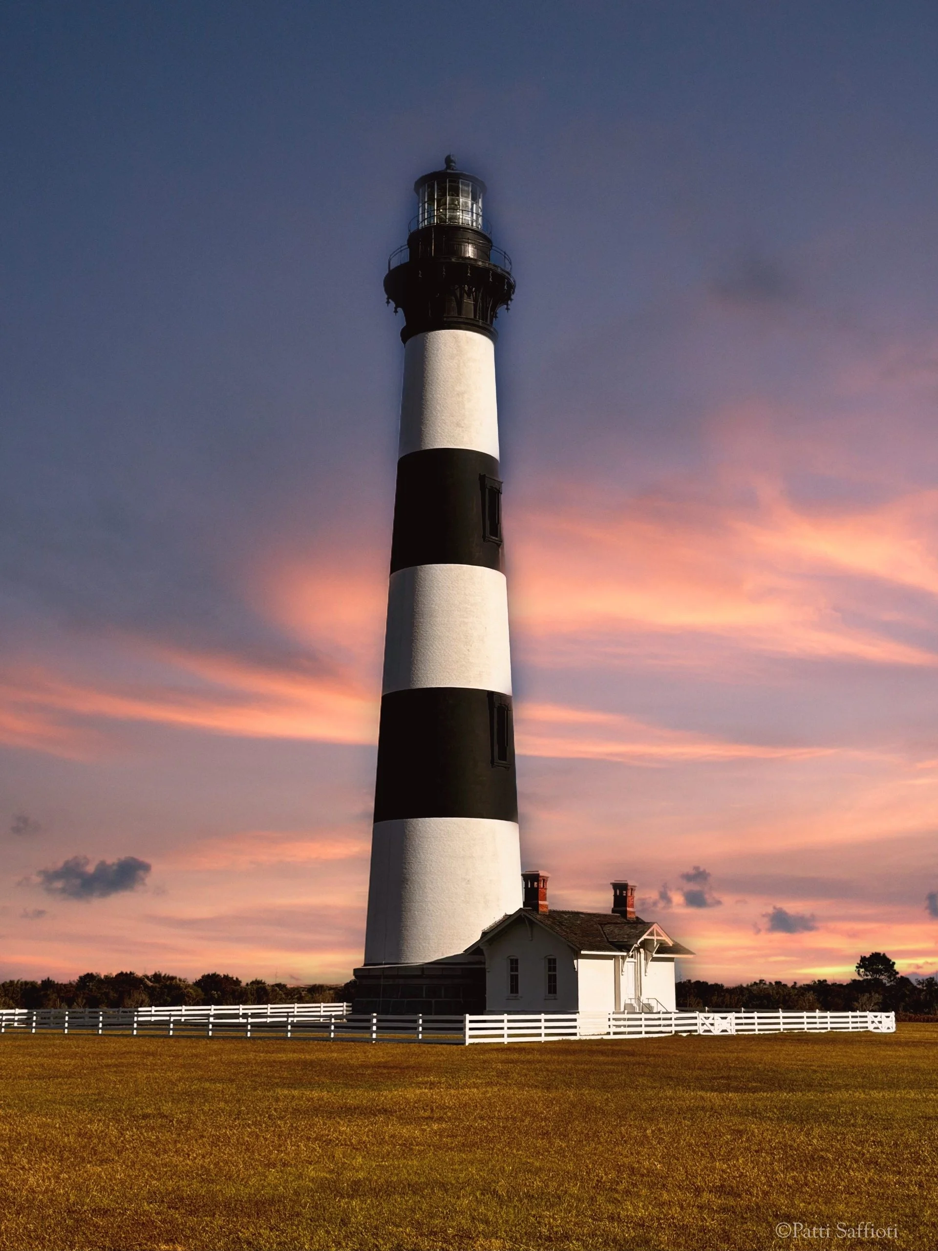 Bodie Island Lighthouse sunset signed.JPG