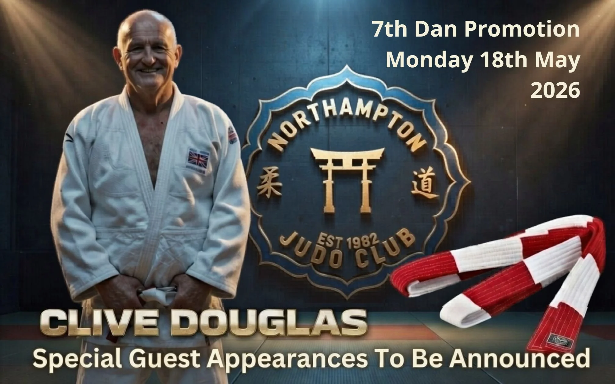 Clive Douglas 7th Dan Promotion