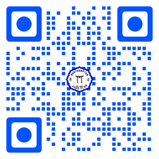 QR code with a logo in the center that says 'Northampton' and features a small bridge illustration, surrounded by Chinese characters and additional text.