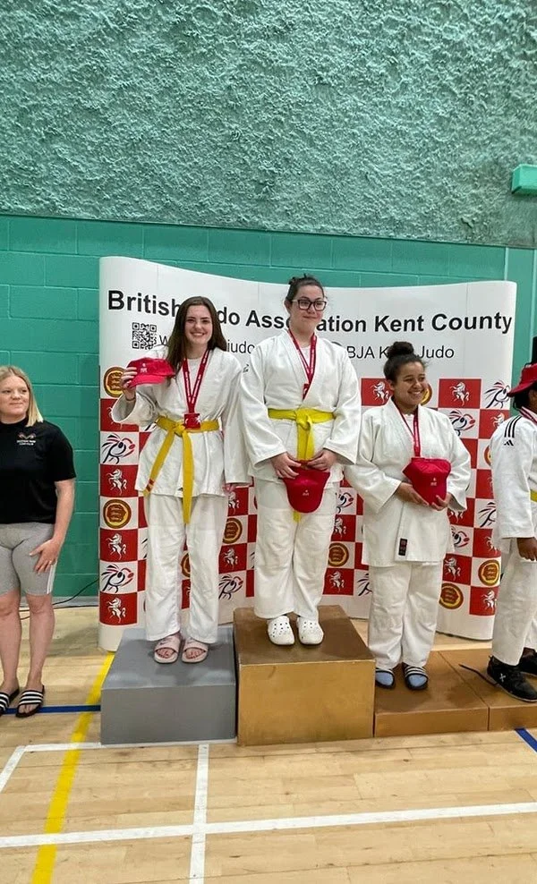 Eva takes silver at the British Judo Association Kent County Championships