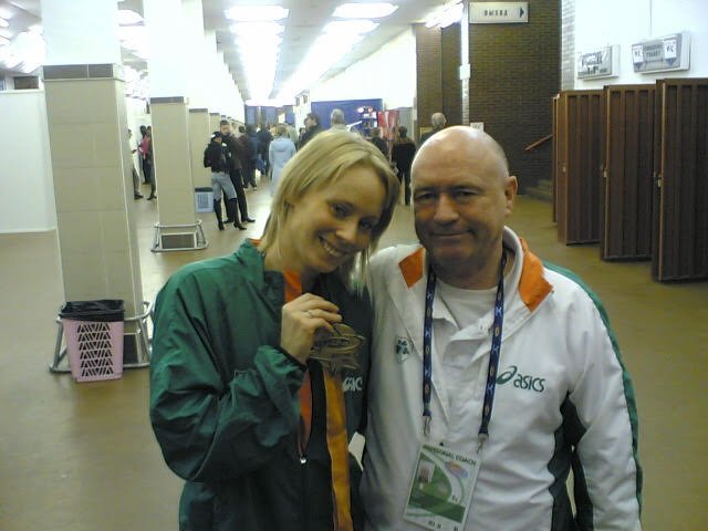 Paddy with World indoor champion Derval O Rourke