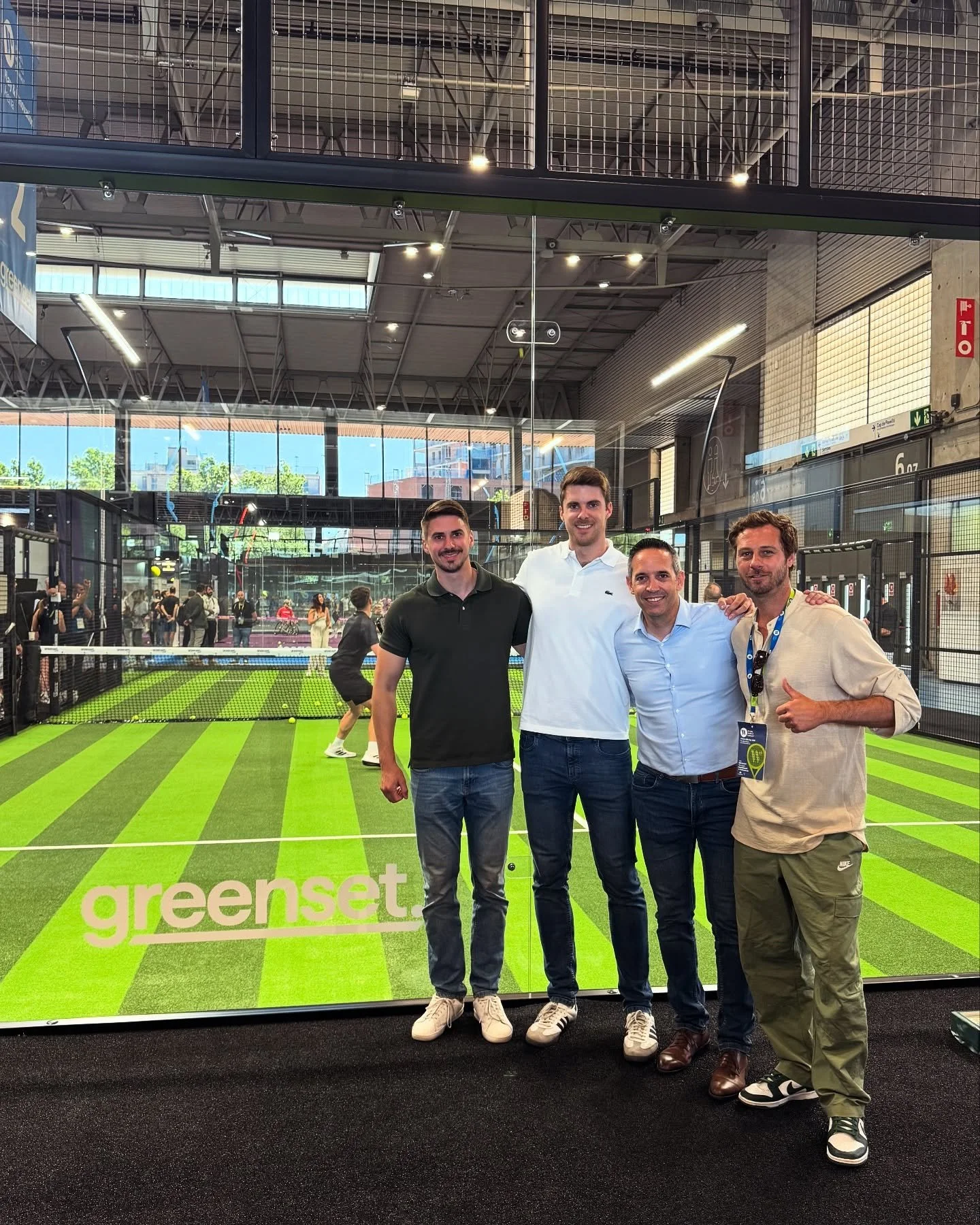 Ready for Next Level Padel! 🎾
Beim Padel World Summit haben wir unsere Partner f&uuml;r den Courtbau getroffen: @greenset.padel mit CEO sowie @aywanapadel. 
Wir sind stolz, mit diesen erfahrenen Profis zusammenzuarbeiten und bald in Bad S&auml;cking