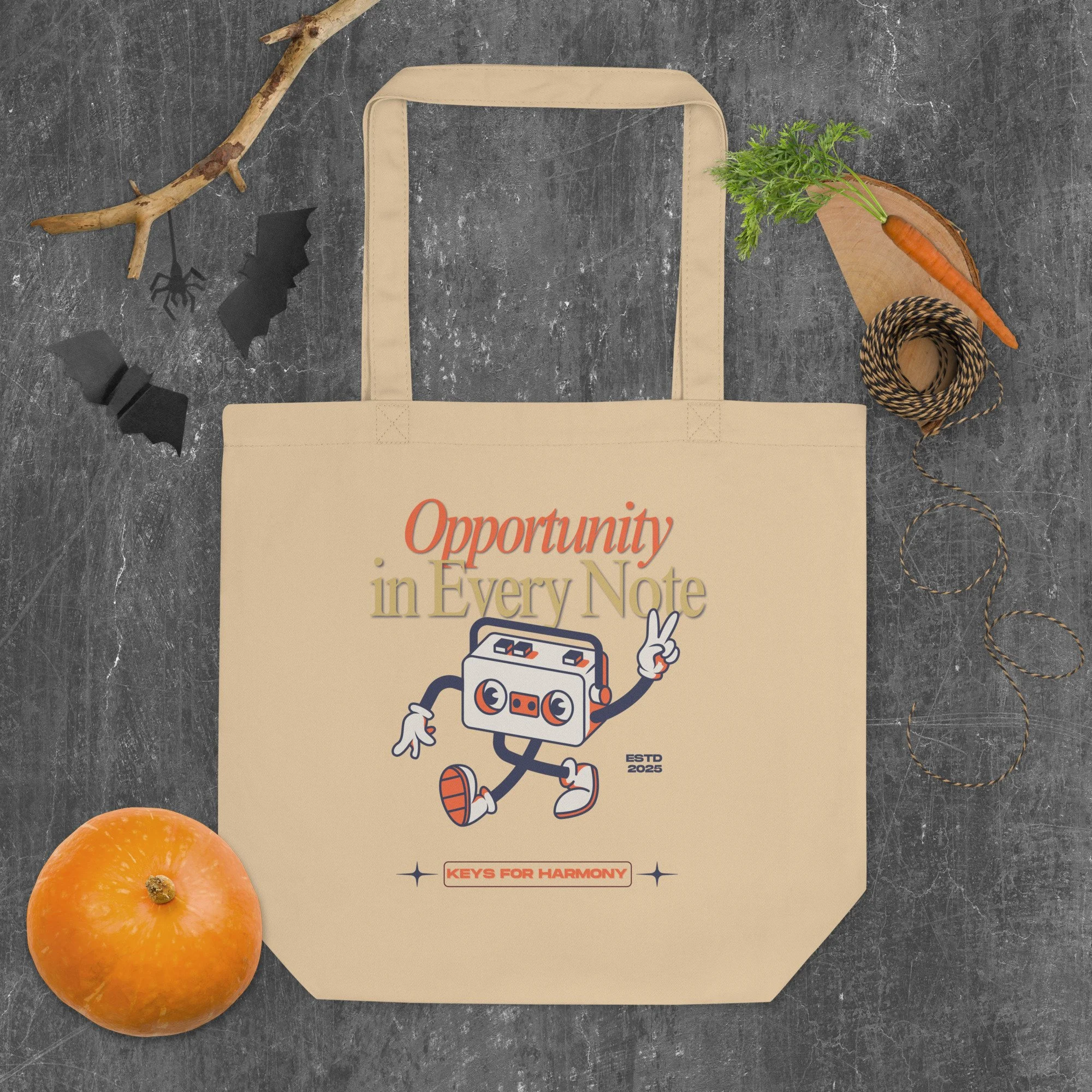 Eco Tote Bag - Keys for Harmony 