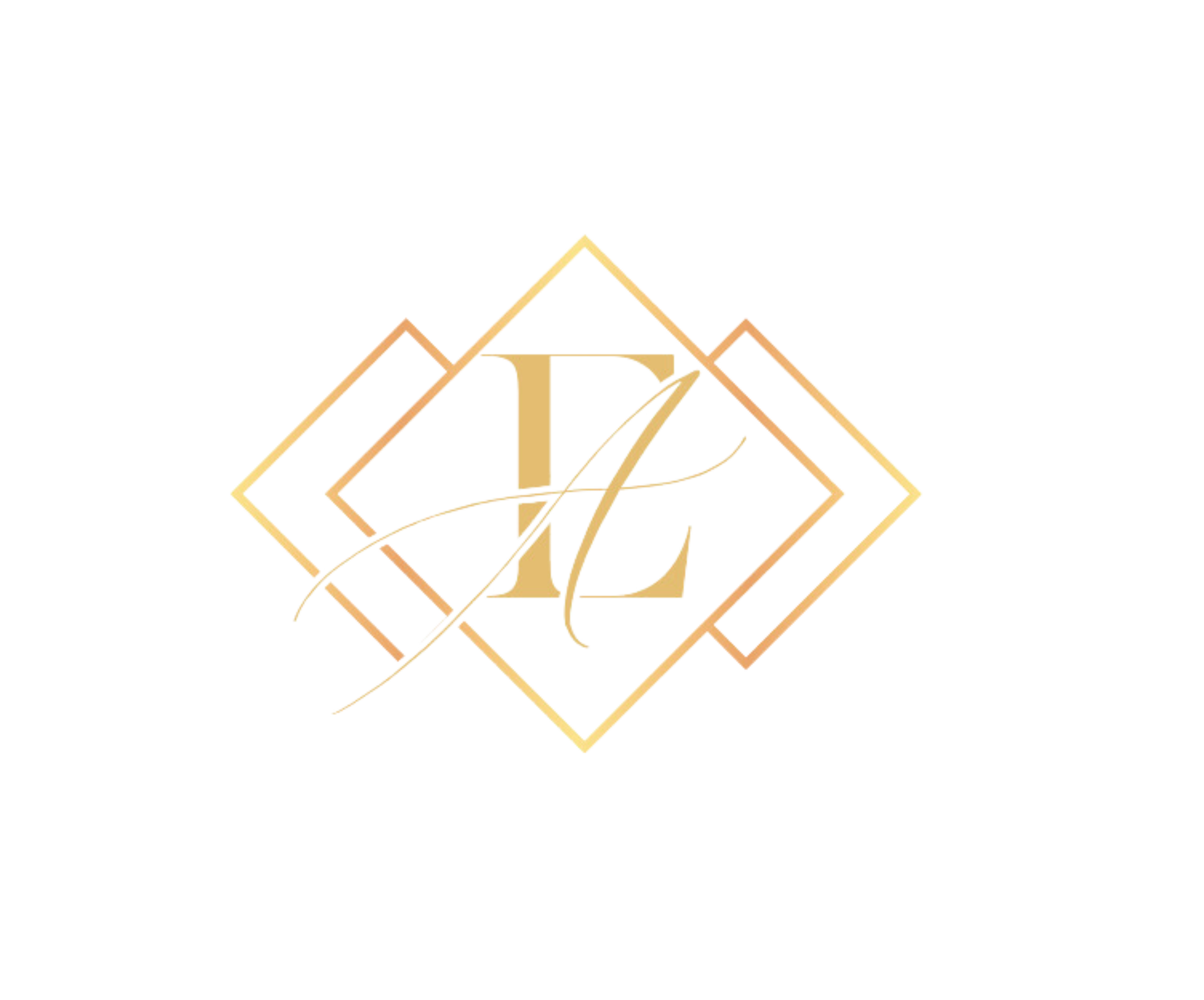 Stylized logo with the letters 'L' and 'V' in a decorative font, outlined with a square frame, set against a black background.