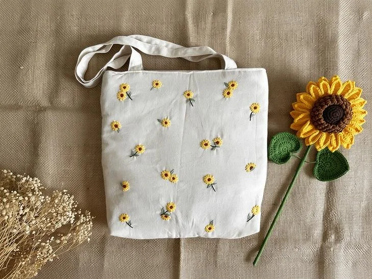 Flower Tote - Sunflower