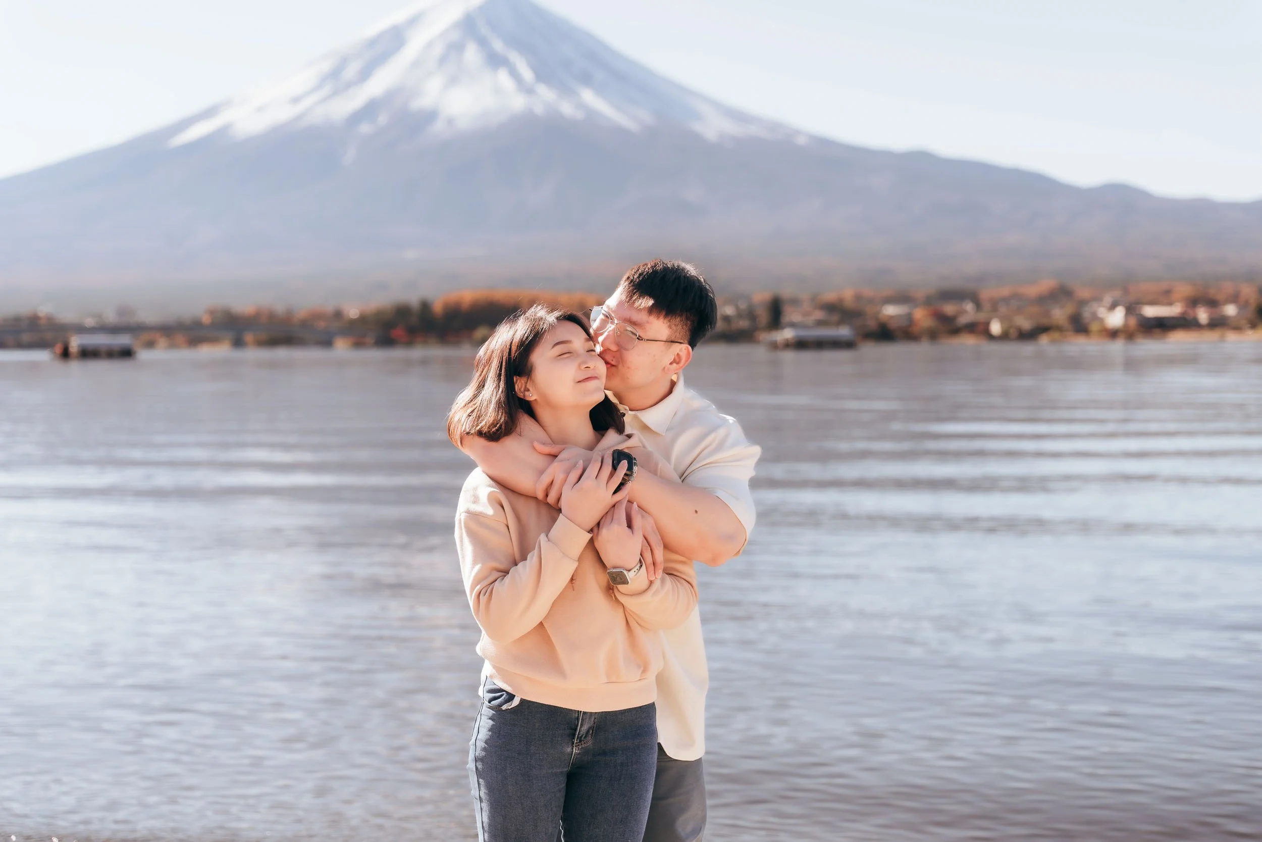 Couple Surprise Proposal at Mt Fuji