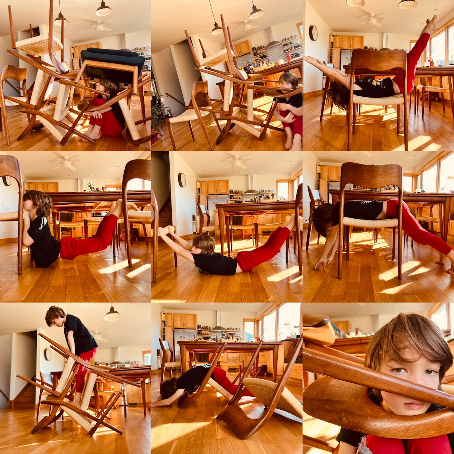 "Sit Down, Sit Still, What are You Doing?" (2023) Digital photographs