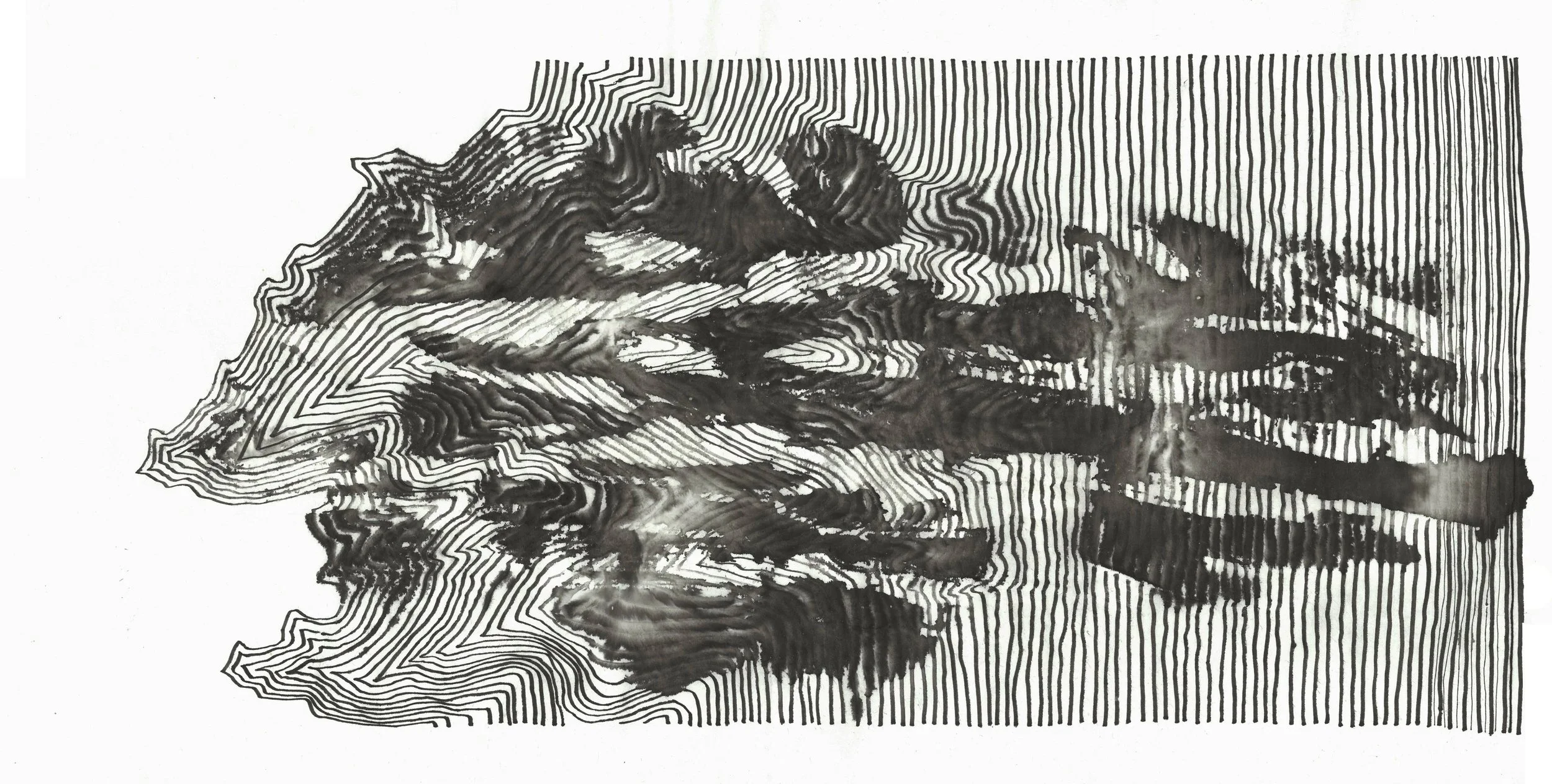 36x80cm - Ink on Xuan Paper - 2022