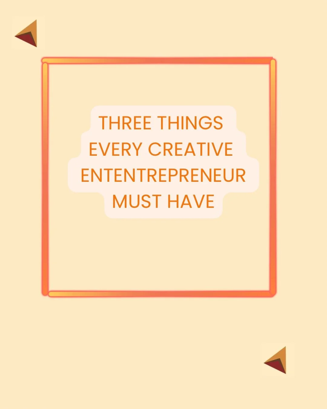 Three things you can start tackling today to level up your creative entrepreneurship.

#creativeentrepreneur #levelupwithemilou #artist #ownit