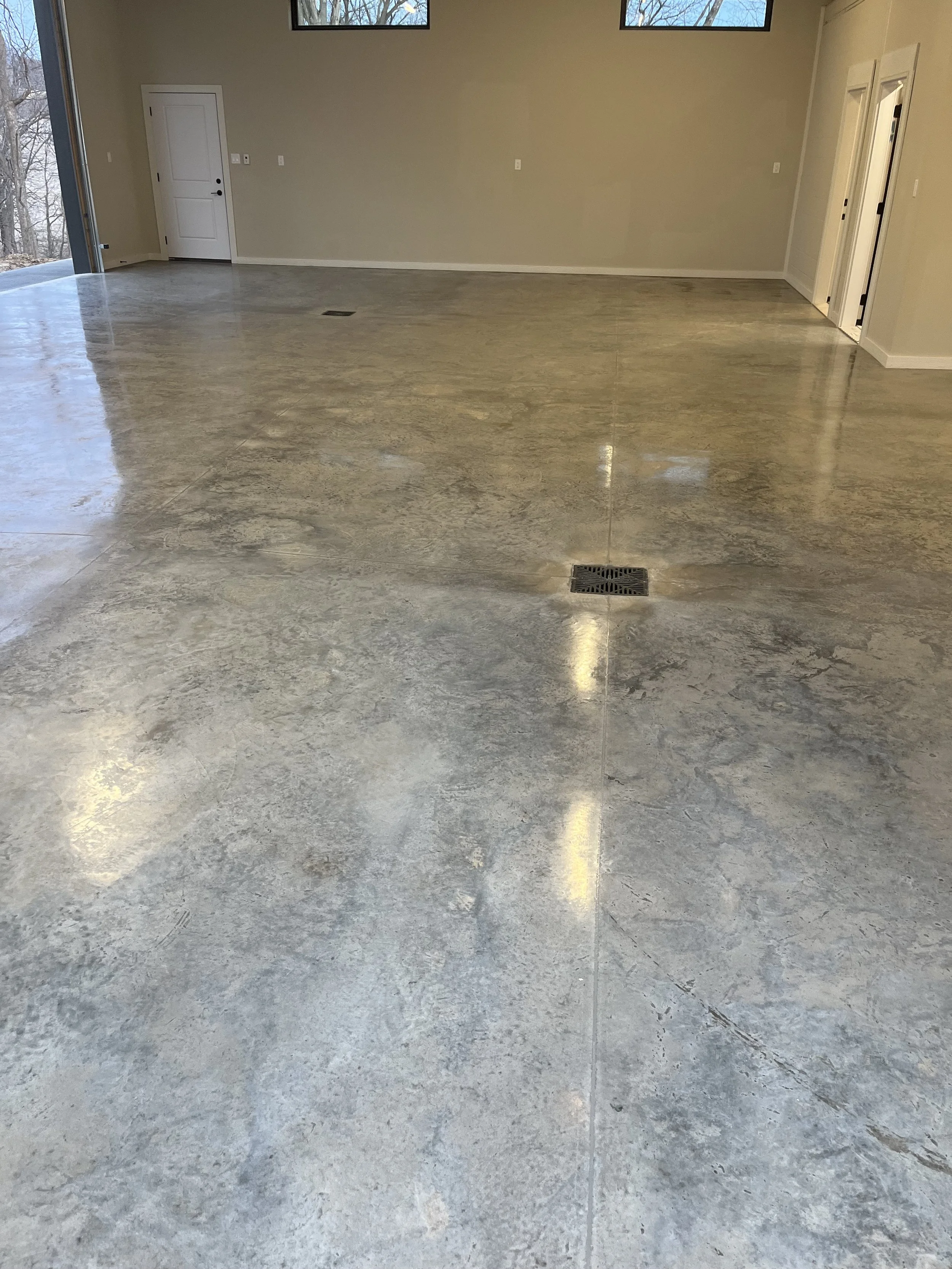 Joint Caulking and densified floor in North Liberty, Iowa