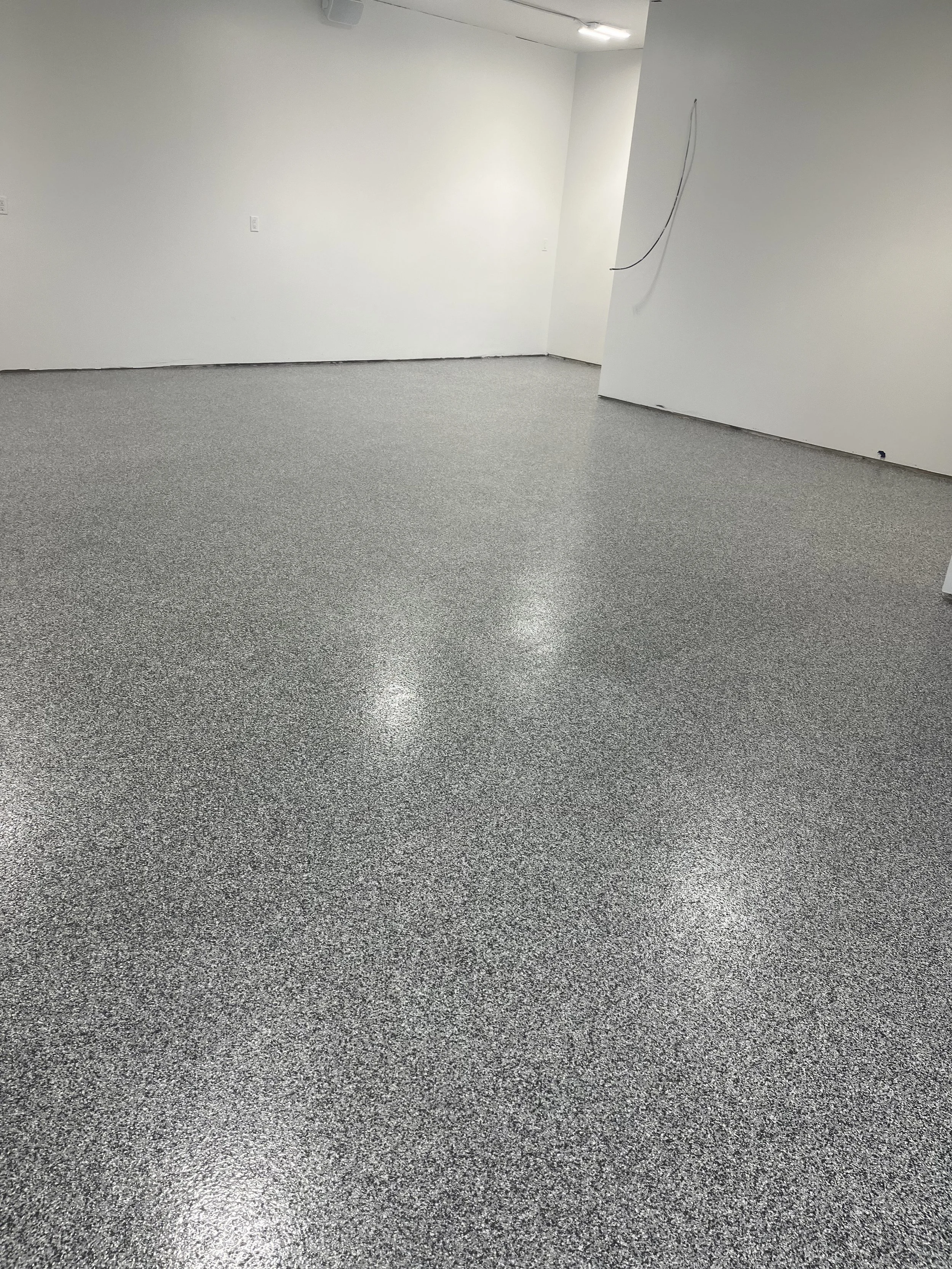 Epoxy Flake in a basement in North Liberty, Iowa