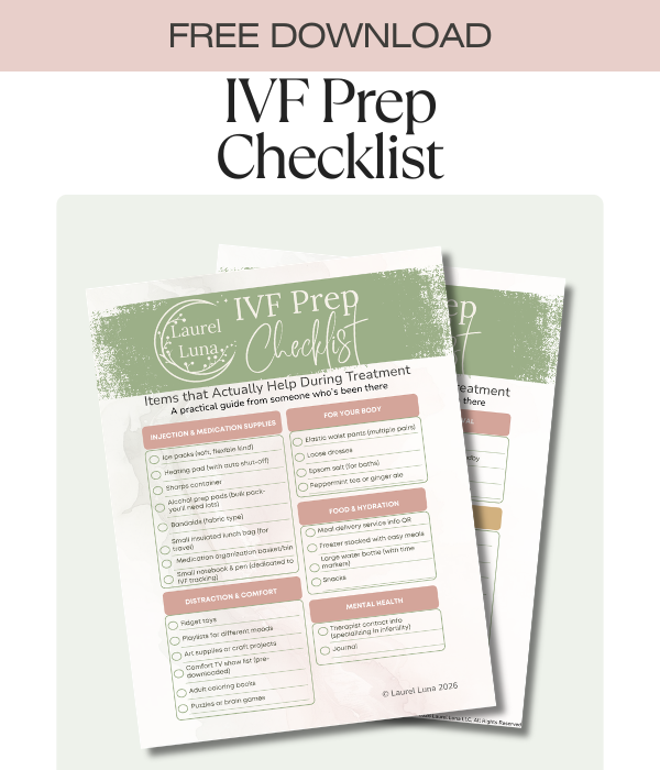 The IVF Prep Checklist