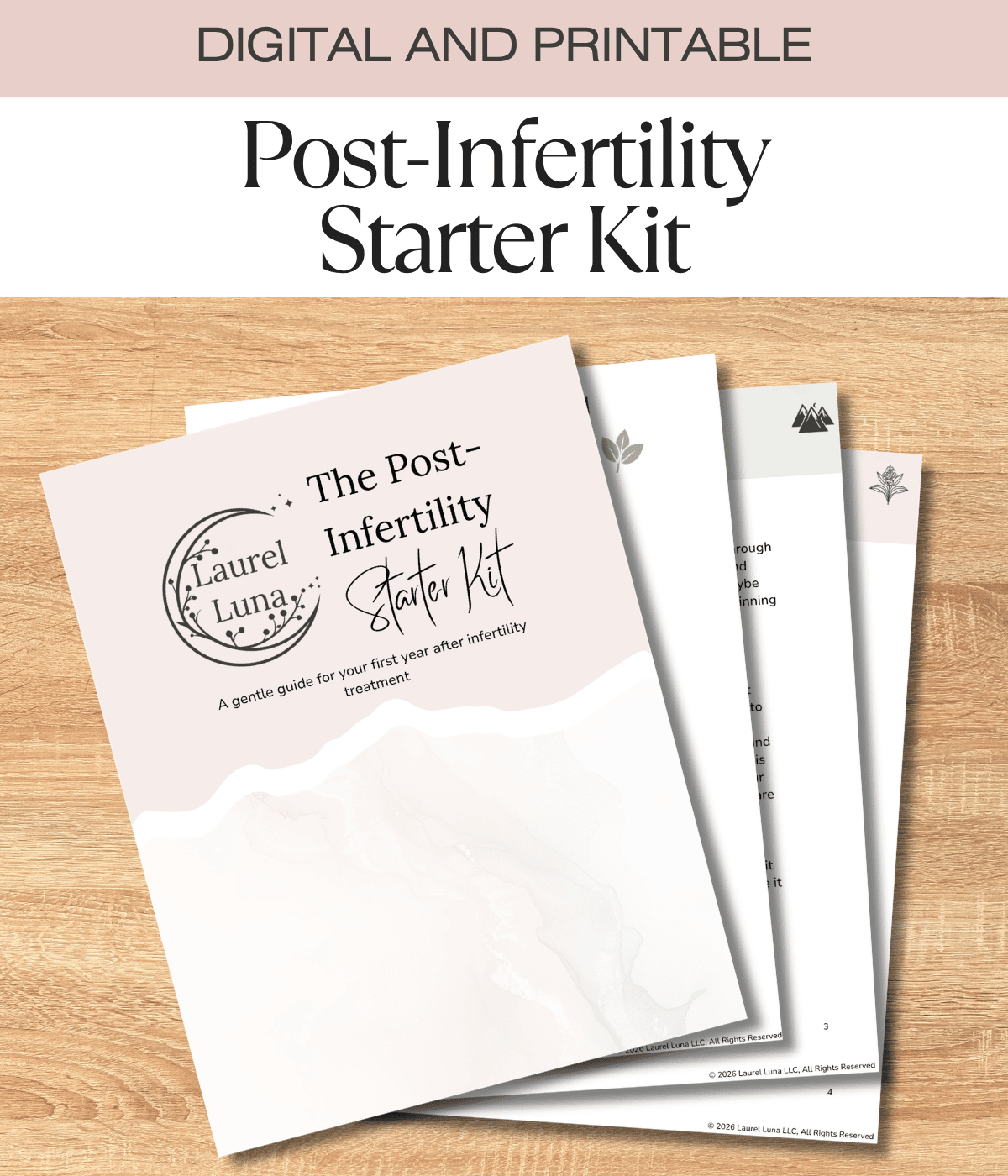 Post Infertility Starter Kit | Digital Download