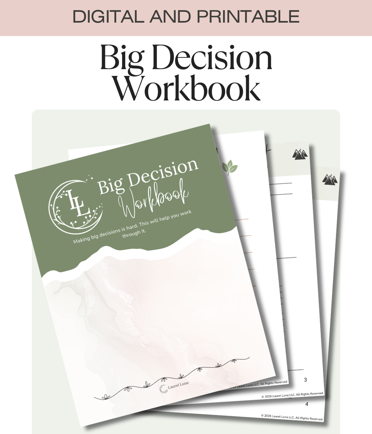 Big Decision Workbook