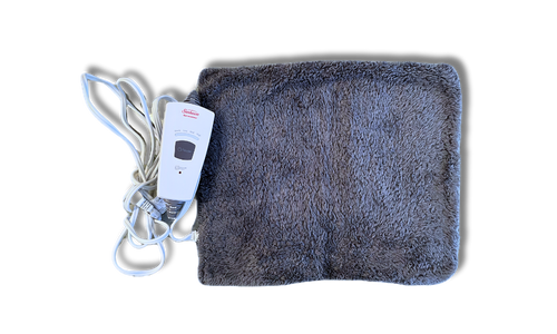 gray colored heating pad